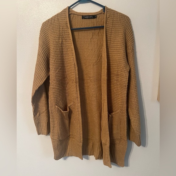 merokeety Tops - Merokeety Women’s Camel Knit Cardigan Size Small NWOT
